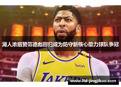 湖人浓眉赞范德彪回归成为防守新核心助力球队争冠