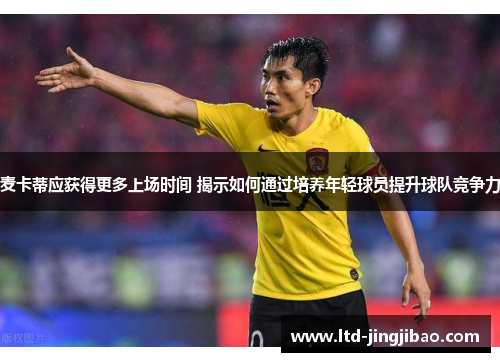 麦卡蒂应获得更多上场时间 揭示如何通过培养年轻球员提升球队竞争力